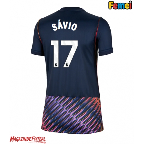 Tottenham Hotspur Savio #17 Tricou Fotbal Replică 2026-27 Femei Deplasare Tottenham Hotspur Savio #17 Tricou Fotbal Replică 2026-27 Femei Deplasare